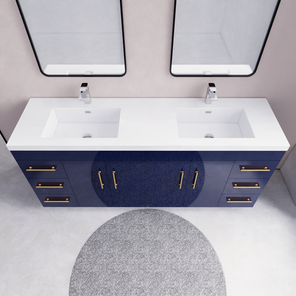 Eliza 72'' Freestanding Vanity with Double Sink