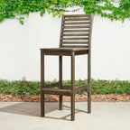 Emilio Wood Bar Table and Chair Dining Set