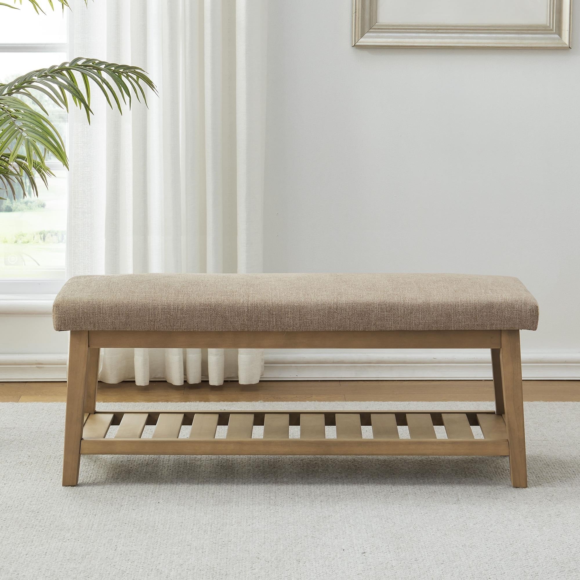 Entryway Shoe Bench Storage Bench Upholstered Bench