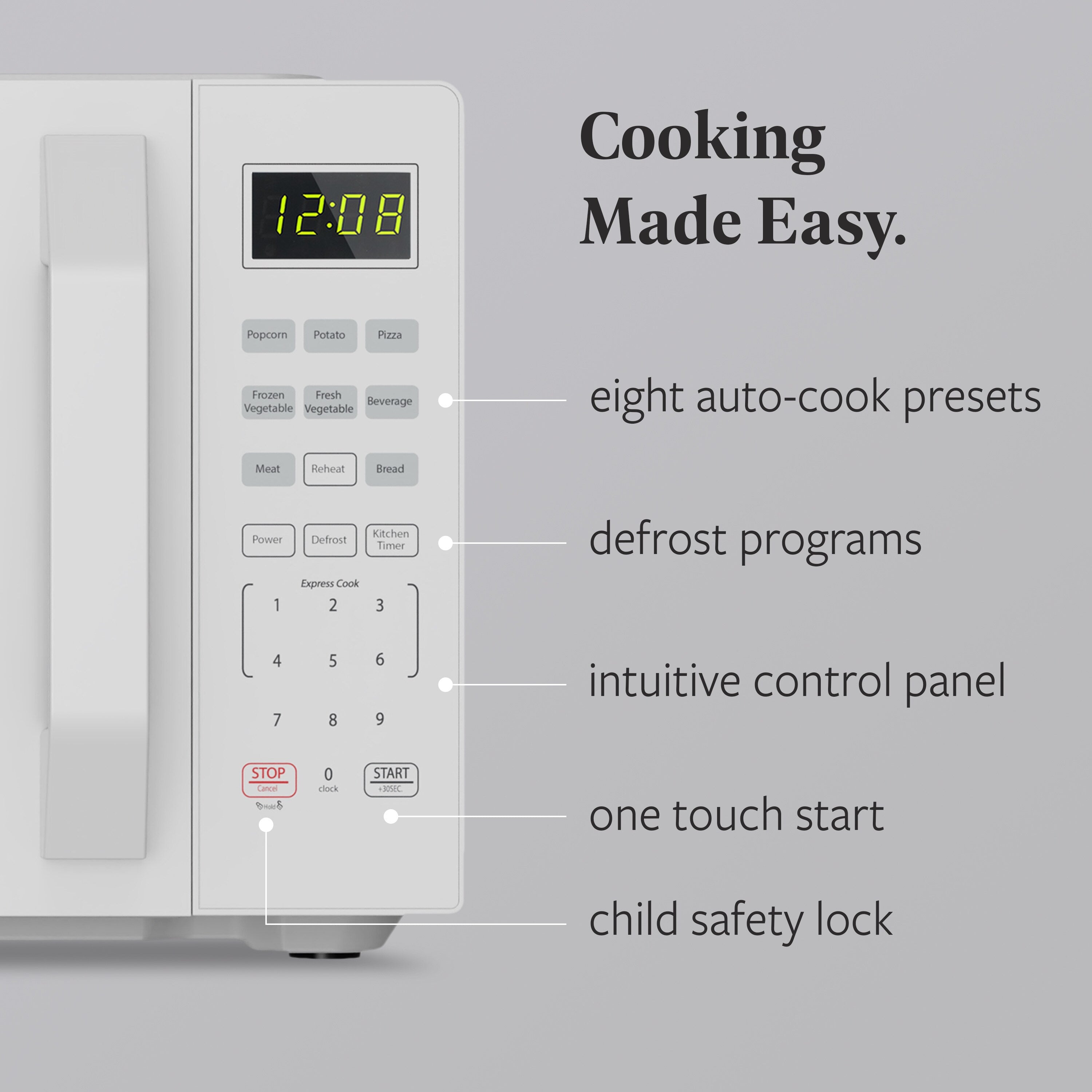 Farberware 700-Watt Compact Countertop Microwave