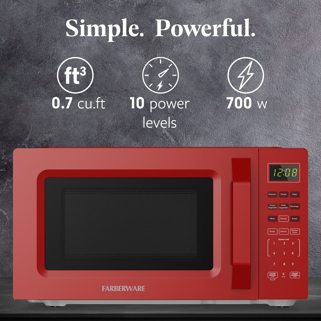 Farberware 700-Watt Compact Countertop Microwave
