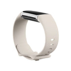 Fitbit Charge 6 Fitness Tracker in Porcelain/Silver Aluminum Finish