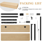 Futzca Height Adjustable Electric Standing Desk Sit Stand Computer Stand up Desk with Splice Board