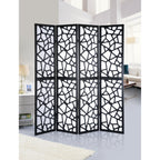 Roundhill Furniture Giyano 4-panel Screen Room Divider