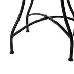 Glitzhome Outdoor Metal Folding Bistro Set 3PCS Patio Table Chairs