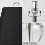 Goddard 16 Crystal Ball/Metal LED Table Lamp, By JONATHAN Y