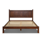 Grain Wood Furniture Shaker Solid Wood Panel Platform Bed