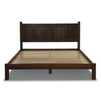 Grain Wood Furniture Shaker Solid Wood Panel Platform Bed