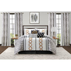 Nanshing Trina 15 Piece Boho Embroidered Comforter Set