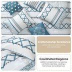 Nanshing Trina 15 Piece Boho Embroidered Comforter Set