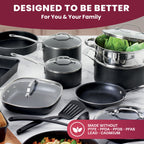 Granitestone 20 Piece Nonstick Pots and Pans Cookware and Bakeware Set