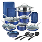 Granitestone Blue 20 Pc Nonstick Cookware Set