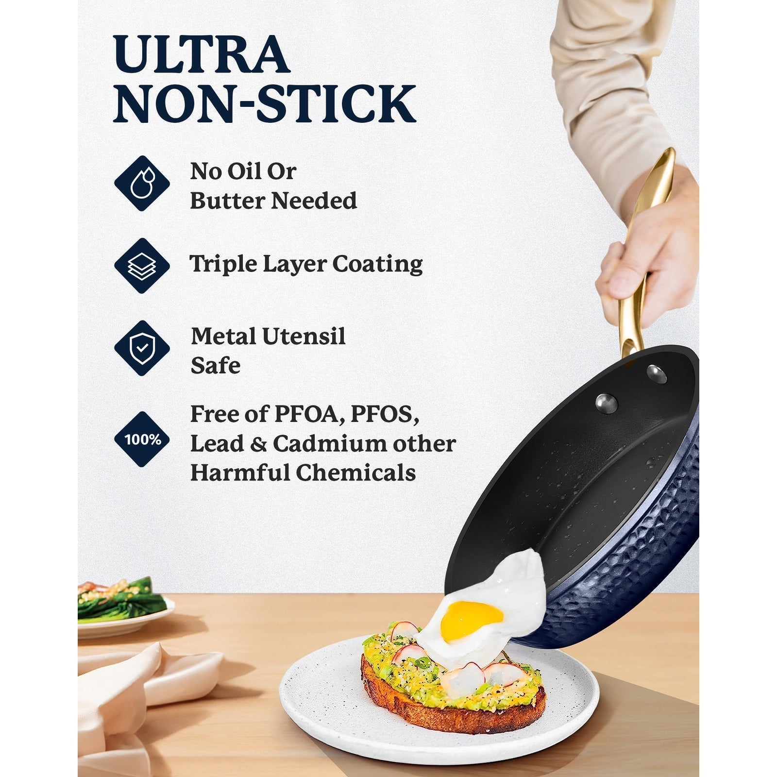 Granitestone Charleston Hammered 15 Piece Nonstick Cookware Set