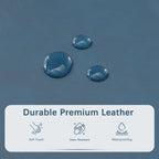 50.3 x 17.50 x 18 Upholstered Rectangular Storage Ottoman-Faux Leather