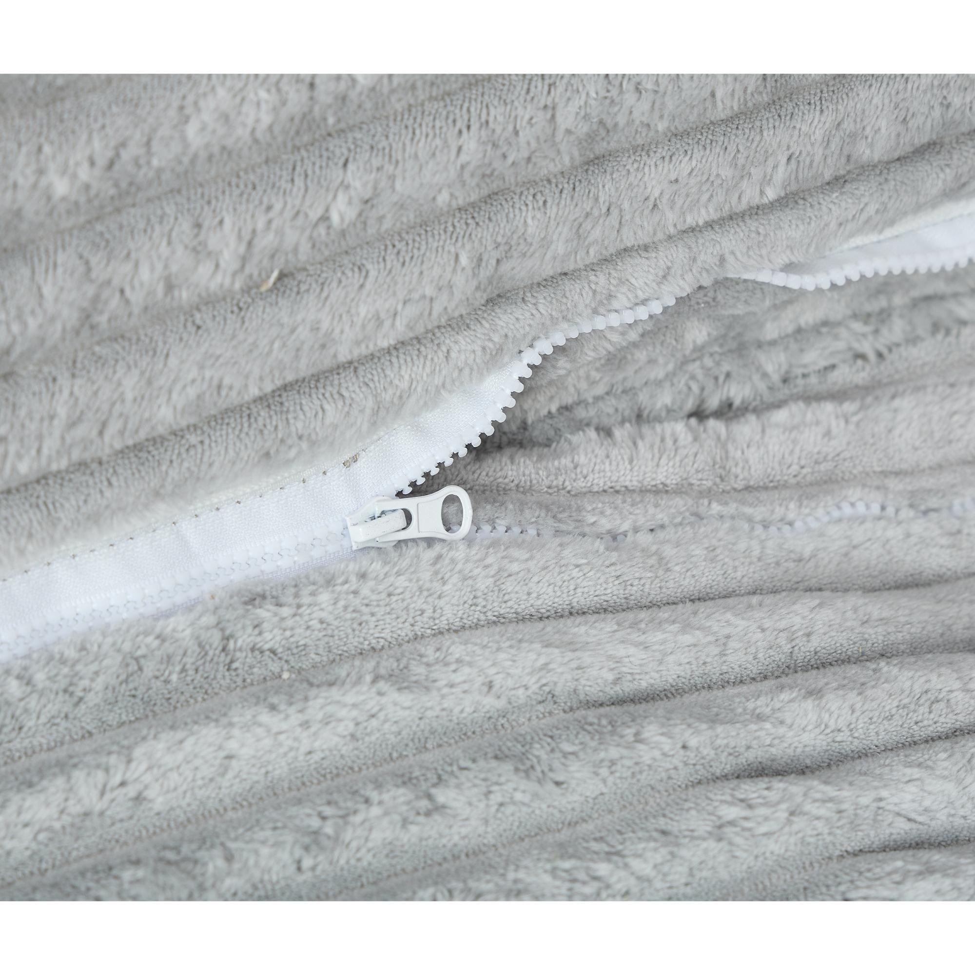 Harmonia 109 W Oversized Corduroy Sofa Bed, Deep Seat Double Lounge Chaise with 4 Pillows