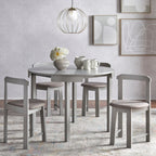 Harrisburg Tobey 5-piece Compact Round Dining Set