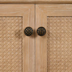 Hervas Bath Vanity with Natural Marble Top without Mirror