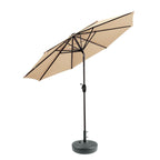 Holme 9-foot Patio Umbrella and Base Stand