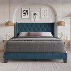 Homer Tufted Upholstered Panel Bed