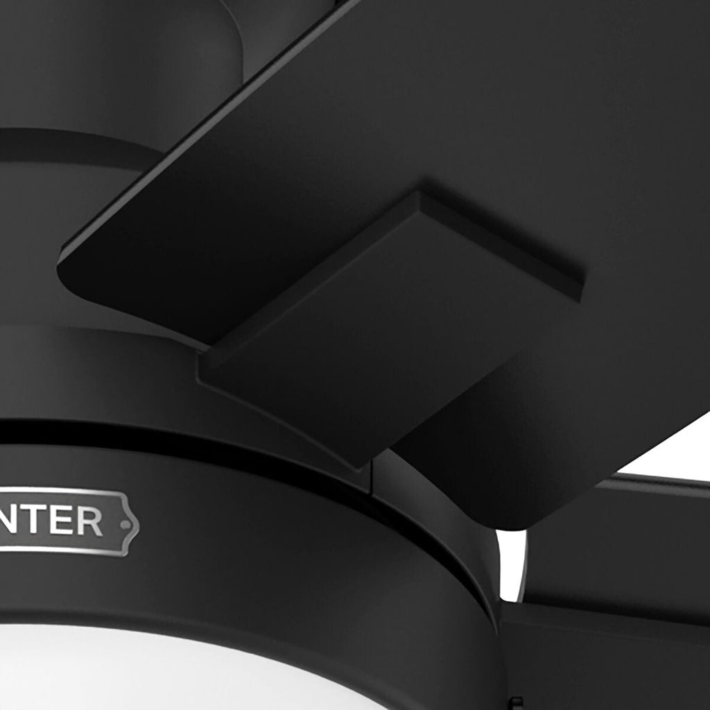 Hunter 52 Anisten Low Profile Ceiling Fan with LED Light and Pull Chain - Modern, Contemporary, Transitional