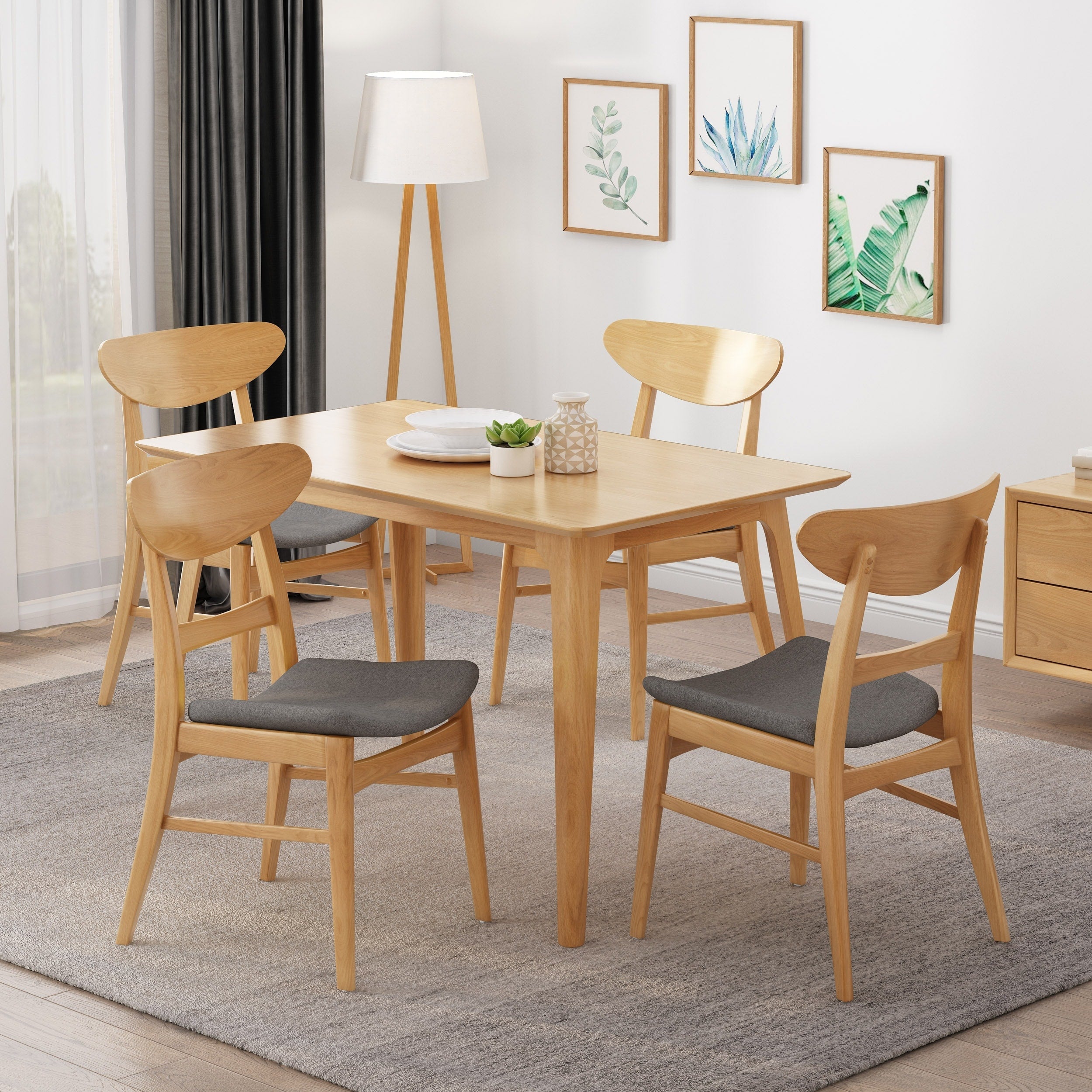 Idalia Mid-century Modern Dining Chairs (Set of 4) by Christopher Knight Home