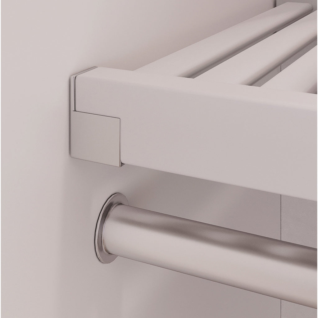 John Louis Home Solid Wood Reach-In Closet System White