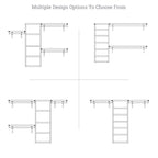 John Louis Home Solid Wood Reach-In Closet System White