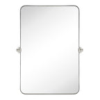 TEHOME Jonathan Rectangle Pivot Tilt Metal Wall Mirror