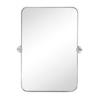 TEHOME Jonathan Rectangle Pivot Tilt Metal Wall Mirror