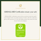 Joseph Modern Task Faux Leather Chair with Tilt Lock and Center Tilt by HULALA HOME