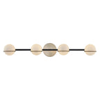 Justice Design Group EVOLV Fusion Centric 4-Light Bath Bar with Opal Glass Shade