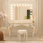 Keonjinn LED Makeup Hollywood Vanity Mirror with 15/18 LED Lights