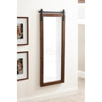 Kate and Laurel Cates Rustic Rectangular Wall Mirror