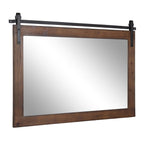 Kate and Laurel Cates Rustic Rectangular Wall Mirror