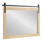 Kate and Laurel Cates Rustic Rectangular Wall Mirror