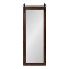 Kate and Laurel Cates Rustic Rectangular Wall Mirror