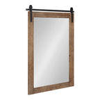 Kate and Laurel Cates Rustic Rectangular Wall Mirror
