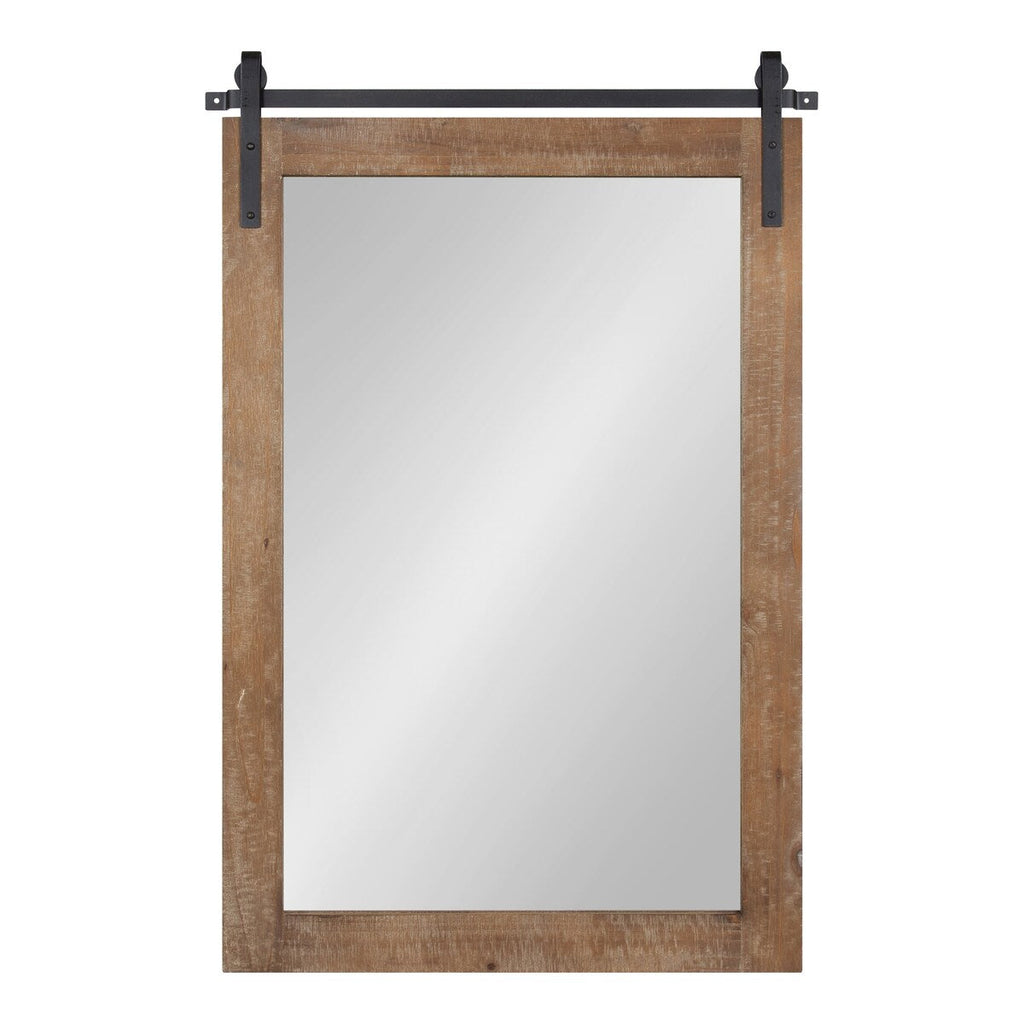 Kate and Laurel Cates Rustic Rectangular Wall Mirror