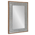 Kate and Laurel Deely Wood and Metal Wall Mirror