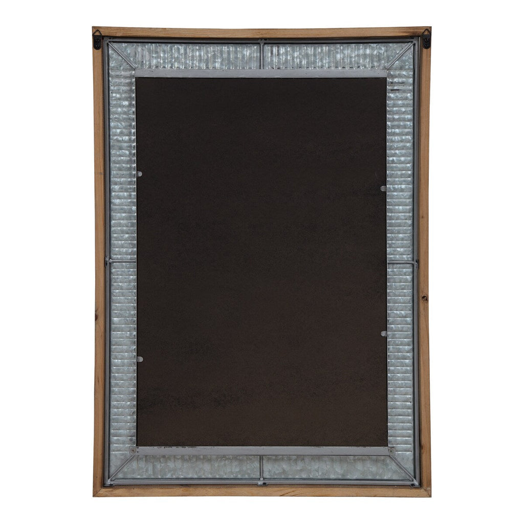 Kate and Laurel Deely Wood and Metal Wall Mirror