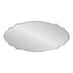 Kate and Laurel Leanna Scalloped Oval Wall Mirror