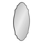 Kate and Laurel Leanna Scalloped Oval Wall Mirror