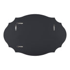 Kate and Laurel Leanna Scalloped Oval Wall Mirror