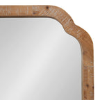 Kate and Laurel Marston Square Wood Wall Mirror