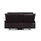 Leather Manual Recliner Sofa Collection for Living Room Leather Reclining Furniture for Home Office Living Room