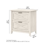 Key West 2 Drawer Lateral File Cabinet by Bush Furniture
