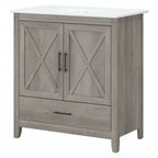 Key West 32W Bathroom Vanity with Sink by Bush Furniture