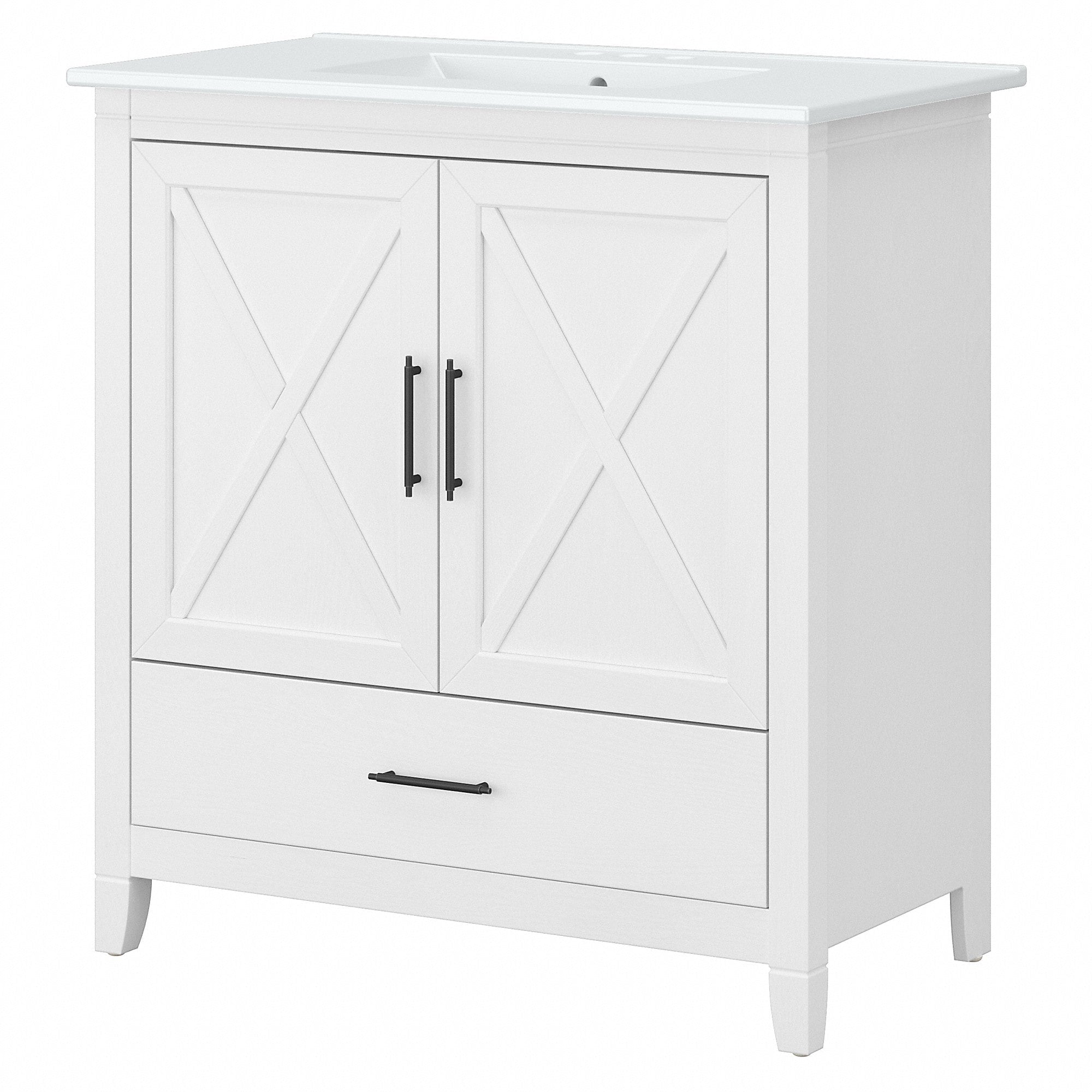 Key West 32W Bathroom Vanity with Sink by Bush Furniture