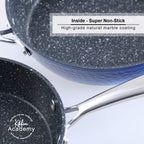 Kitchen Granite Cookware Set, Cooking Pans Set Non-Stick Pots 12/15/30-piece Set