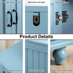 Kitchen Sideboard Coffee Bar Cabinet Accent Storage Cabinet